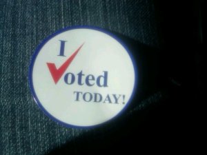 Speak with your loudest voice-YOUR VOTE!