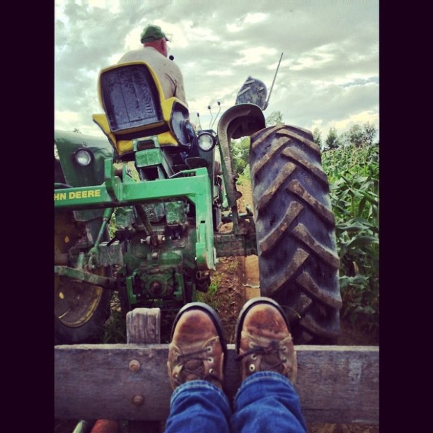 At the end of the day I got lucky...I started out with my wagon hitched to a pretty a great tractor and a capable driver, and in the end that's just where I ended up. I had no idea I would be such a lucky Milkmaid.